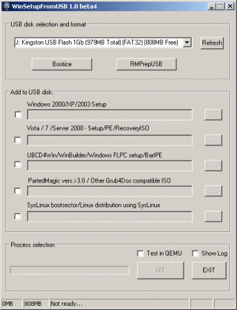     Windows XP (WinSetupFromUSB)