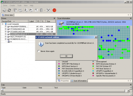    USB Flash (R-Studio, RAW)